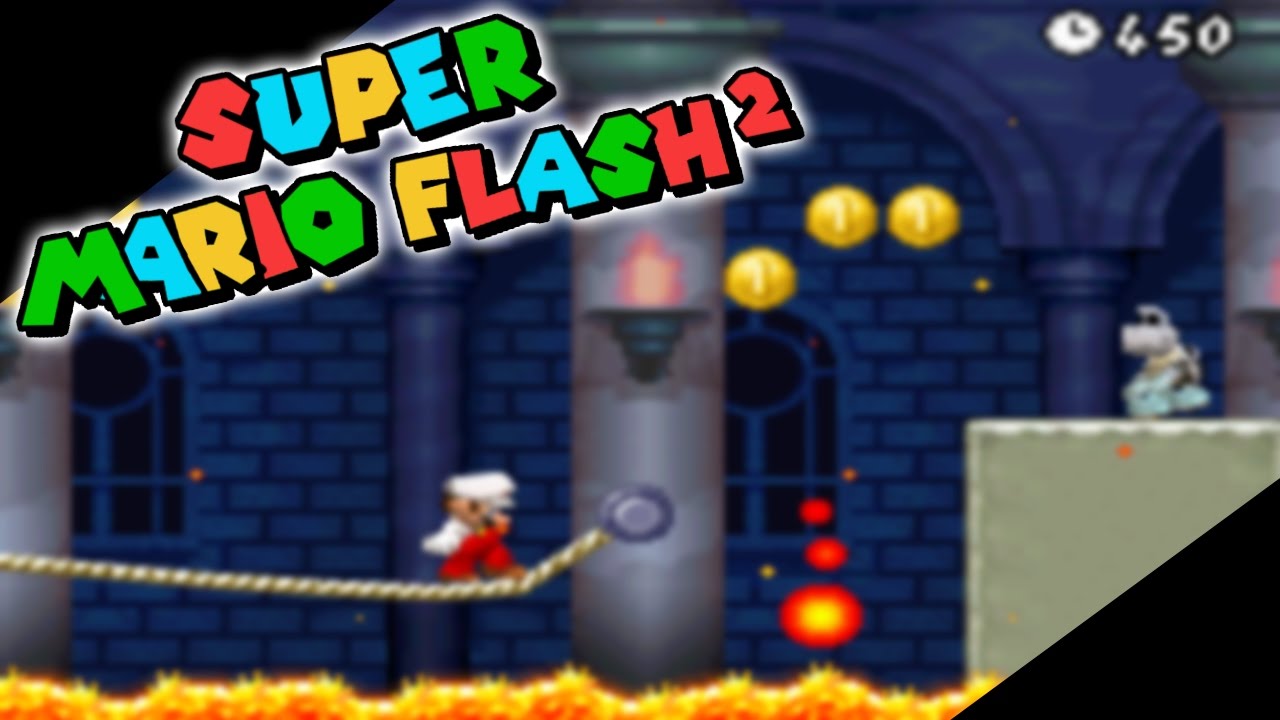 super mario bros flash player